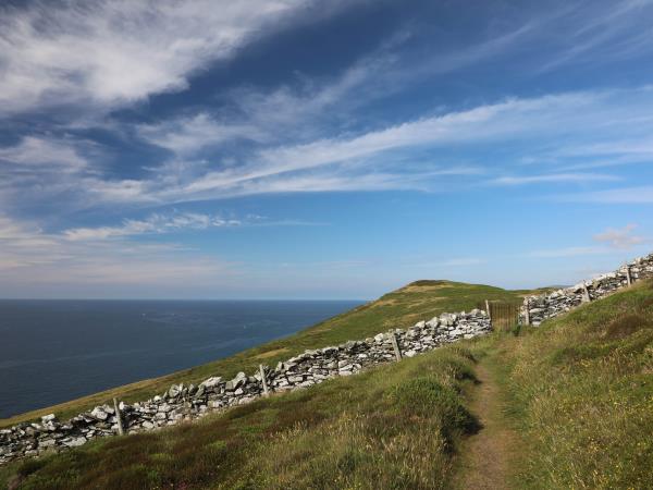 Isle of Man coastal path walking vacation