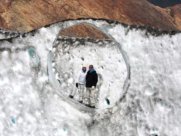 Patagonia hiking vacation, glacier tour