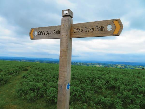 Offa’s Dyke walking holiday in Wales & England