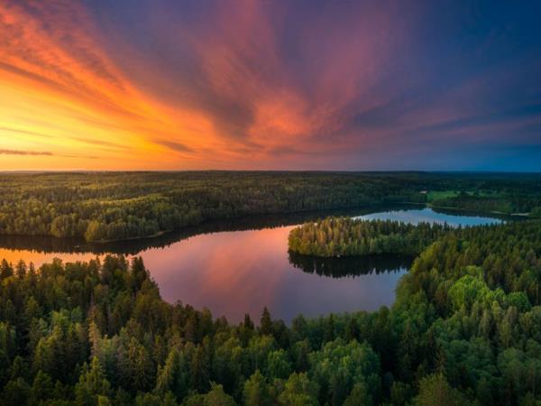 Lake district of Finland vacation