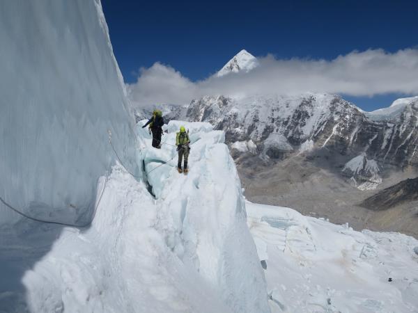 Mount Lhotse expedition in Nepal