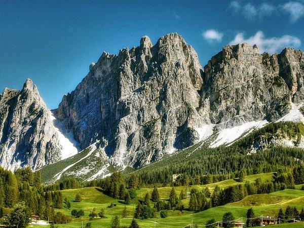 Dolomite valley cycling vacation in Italy