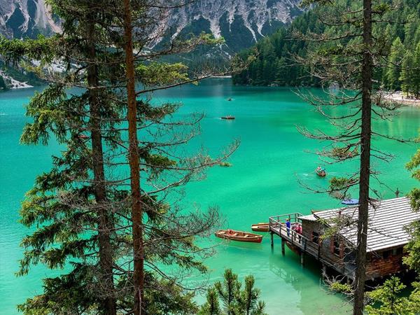 Dolomite valley cycling vacation in Italy