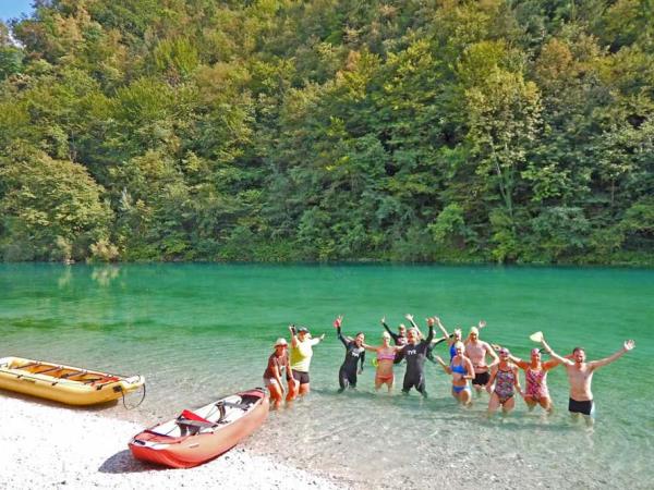 Slovenia lake swimming vacation