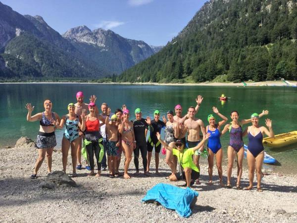 Slovenia lake swimming vacation