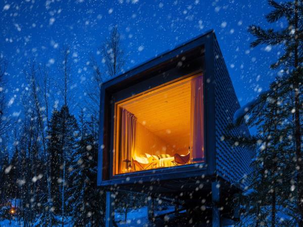 Arctic treehouse winter short break