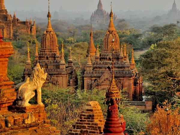 Burma tour, encompassed