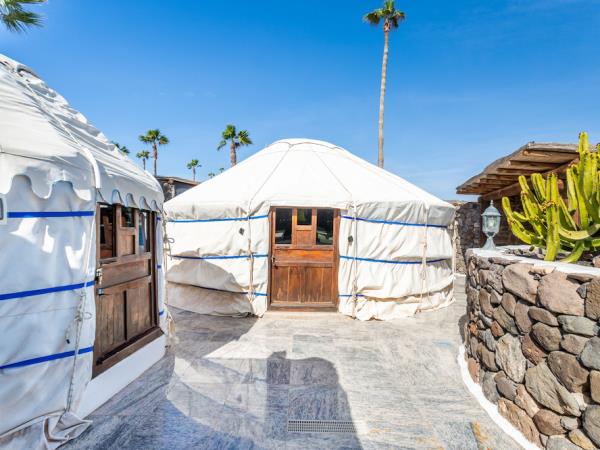 Yurt vacation accommodation in Lanzarote, Canary Islands