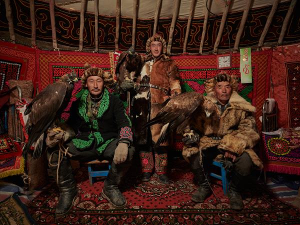 Eagle hunter homestay in Mongolia