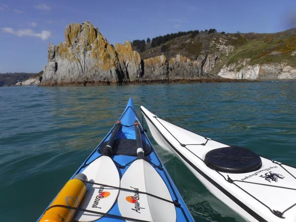 Sea kayaking vacation in Devon