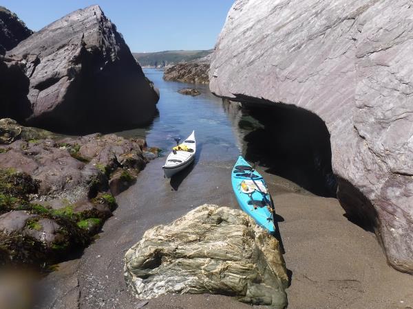 Sea kayaking vacation in Devon