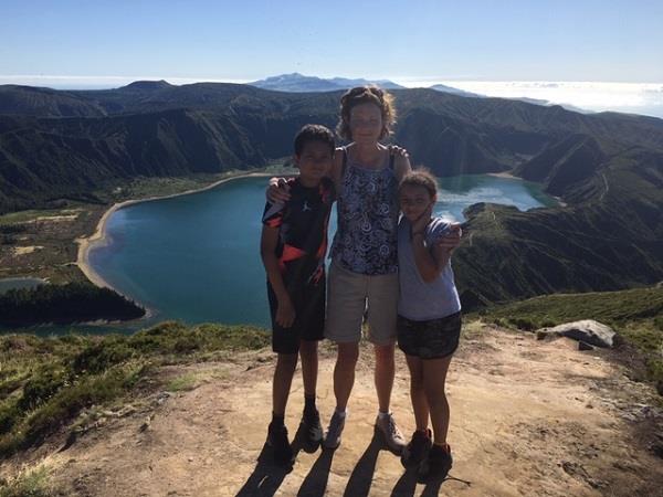 Azores family vacation, whale watching and walking