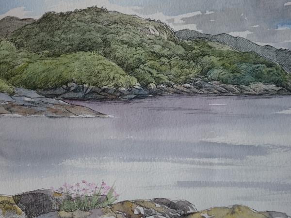 Painting holiday in Scottish Highlands