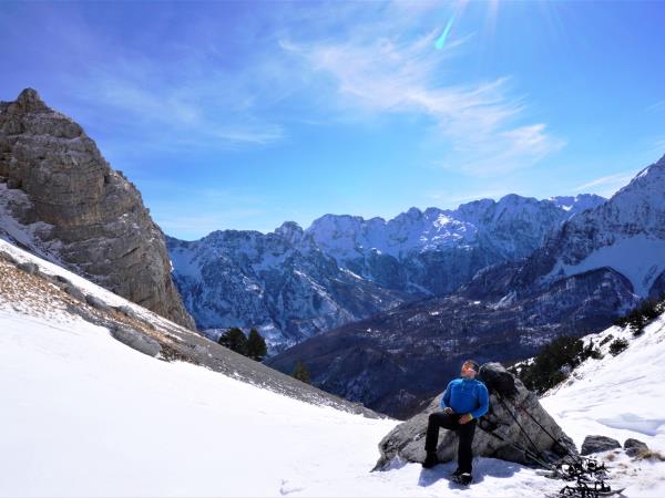 Snowshoeing in Albania vacation