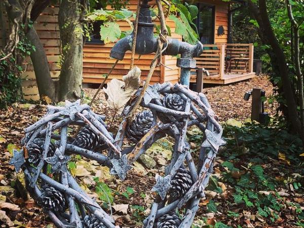 Woodland cabin in the South Downs, England