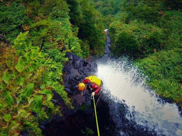 Azores canyoning vacation