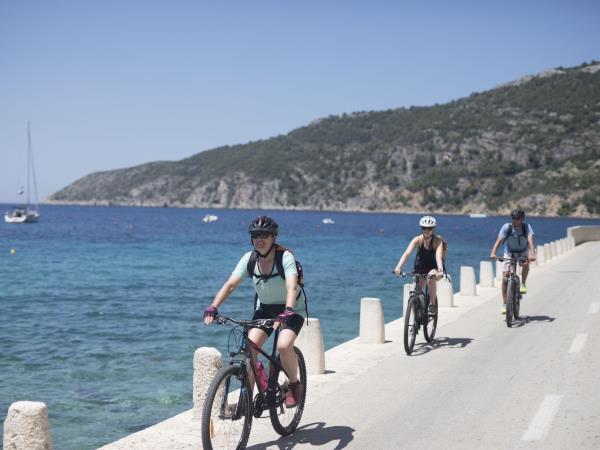 Kayak and biking vacation, Vis Island Croatia