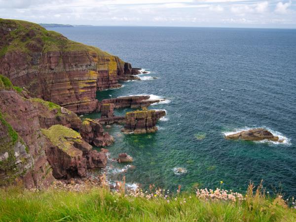 Pembrokeshire coast path walking vacation in Wales