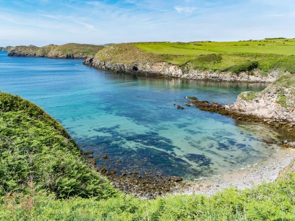 Pembrokeshire coast path walking vacation in Wales