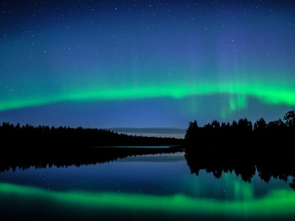 Finnish Lapland Autumn Northern Lights vacation