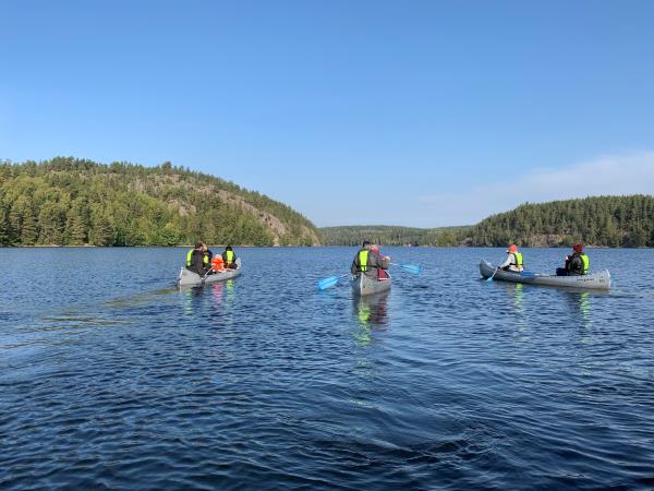 Sweden vacations, self guided canoeing