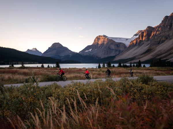 Icefields Parkway cycling vacation in Canada