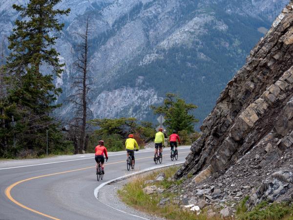 Jasper to Banff cycling tour in Canada