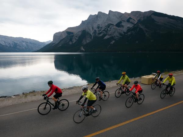 Jasper to Banff cycling tour in Canada