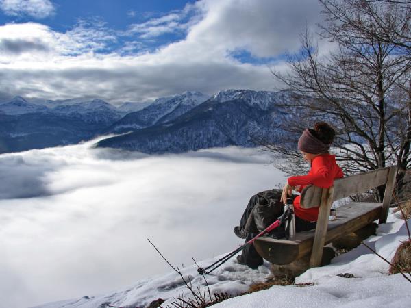 Snowshoeing & winter walking in Julian Alps, Slovenia