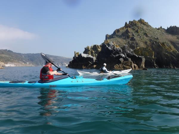 Devon sea kayaking vacation in England