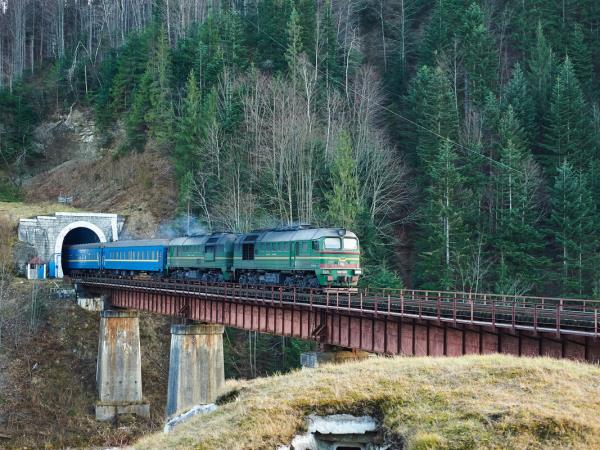 London to Poland and Ukraine by rail vacation