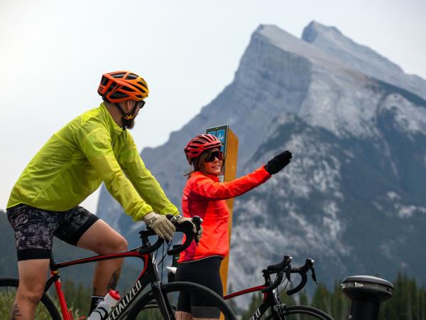 Jasper to Banff cycling tour in Canada