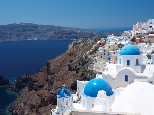 Greek Cyclades island hopping cruise