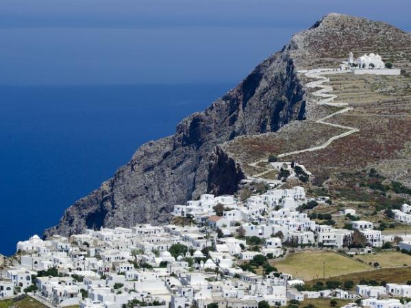 Greek Cyclades island hopping cruise
