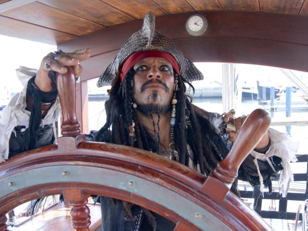 Tall ship adventure to the Brixham pirates festival