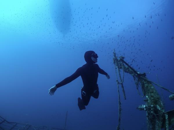 Freediving and sailing vacation in Greece