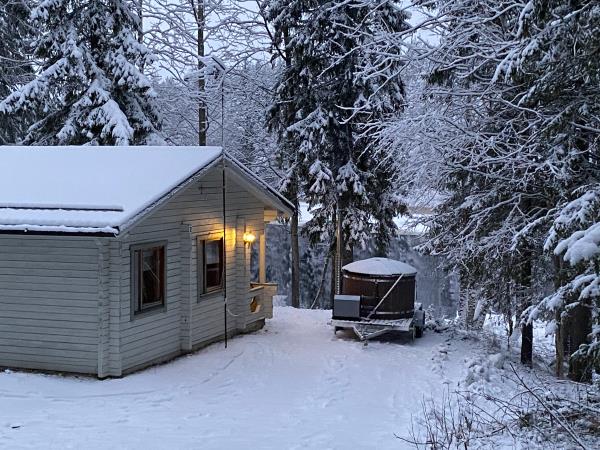 Finland wilderness cabin and activities vacation
