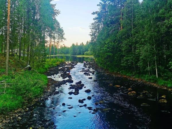 Finland wilderness cabin and activities vacation