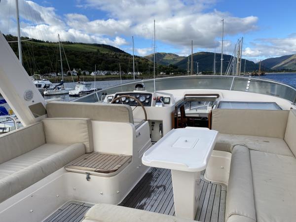 Private motor yacht charter in Scotland