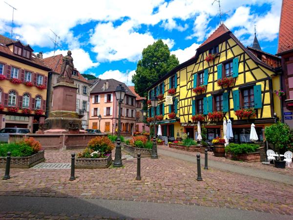 Family cycling vacation in Alsace, France