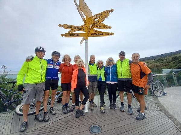 New Zealand cycling tour, South Island