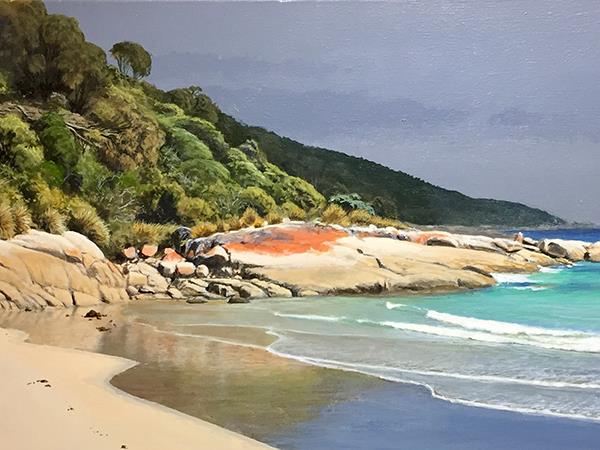 Painting vacation in Tasmania, Seascapes