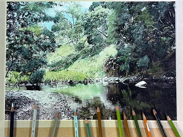 Drawing vacation in Tasmania