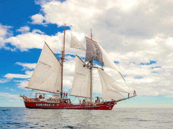 Tall ship sailing vacation in Northern Spain