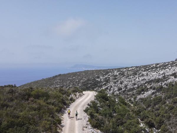 Kayak and biking vacation, Vis Island Croatia