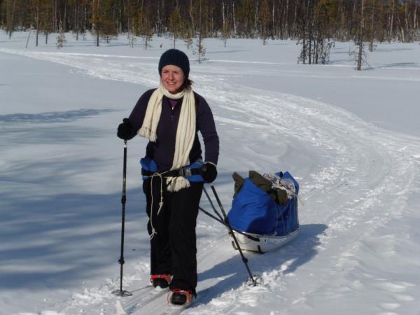 Skiing and winter camping in Finnish Lapland vacation