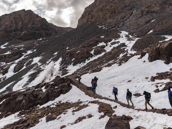 Mount Toubkal winter trek