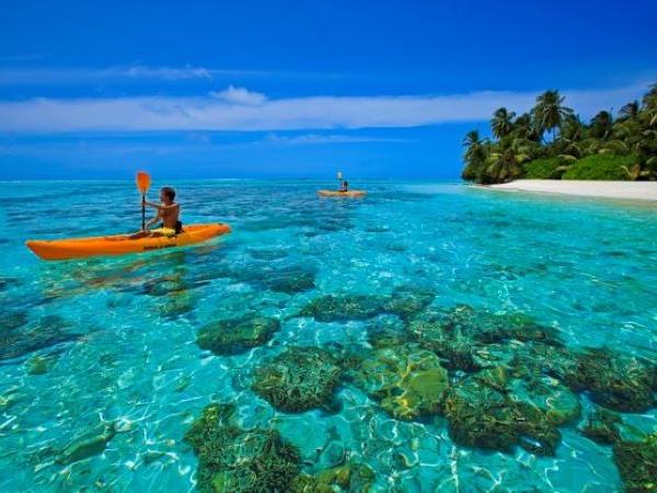 Maldives remote island getaway