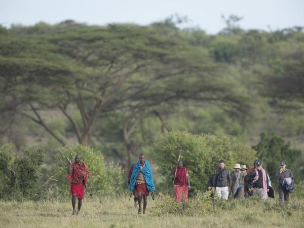 Kenya walking safari in the Masai Mara