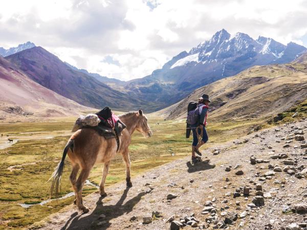 Rainbow Mountain trek in Peru
